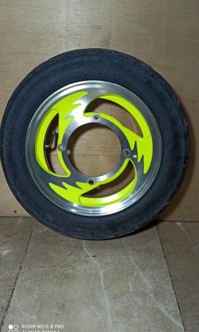 Honda Dio 1 2 rim (Category: Tires & Rims) located in Manila. Submitted by rubenliu2423844 (Listing ID 1282448094, Image 2). Description: Honda Dio 1 2 alloy mag wheel rim , 10" well used and very good condition Taiwan made bought brand new and not surplus..
