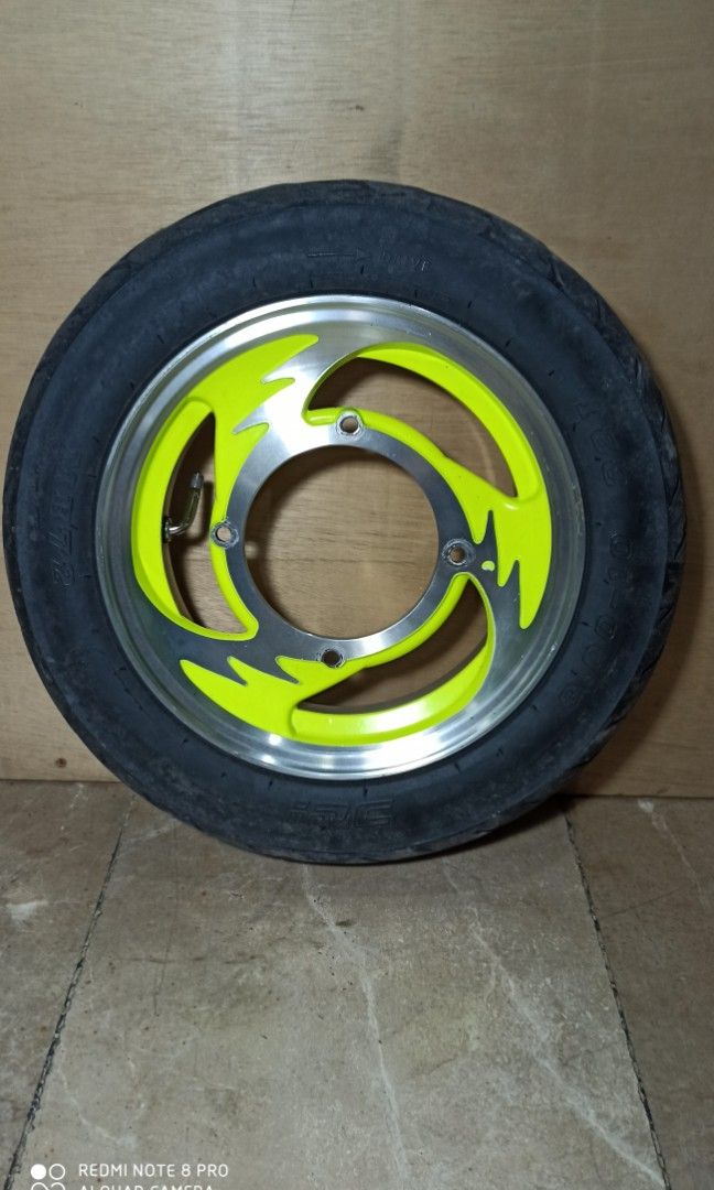 Honda Dio 1 2 rim (Category: Tires & Rims) located in Manila. Submitted by rubenliu2423844 (Listing ID 1282448094, Image 3). Description: Honda Dio 1 2 alloy mag wheel rim , 10" well used and very good condition Taiwan made bought brand new and not surplus..