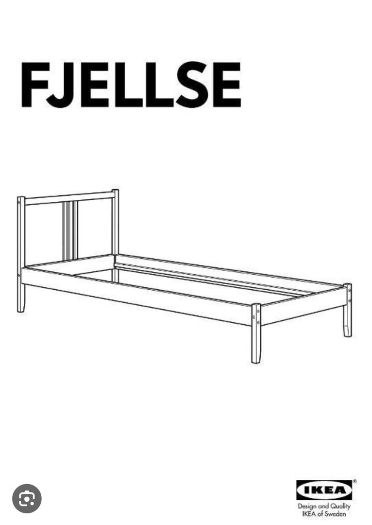 Luroy slatted hot sale bed base twin