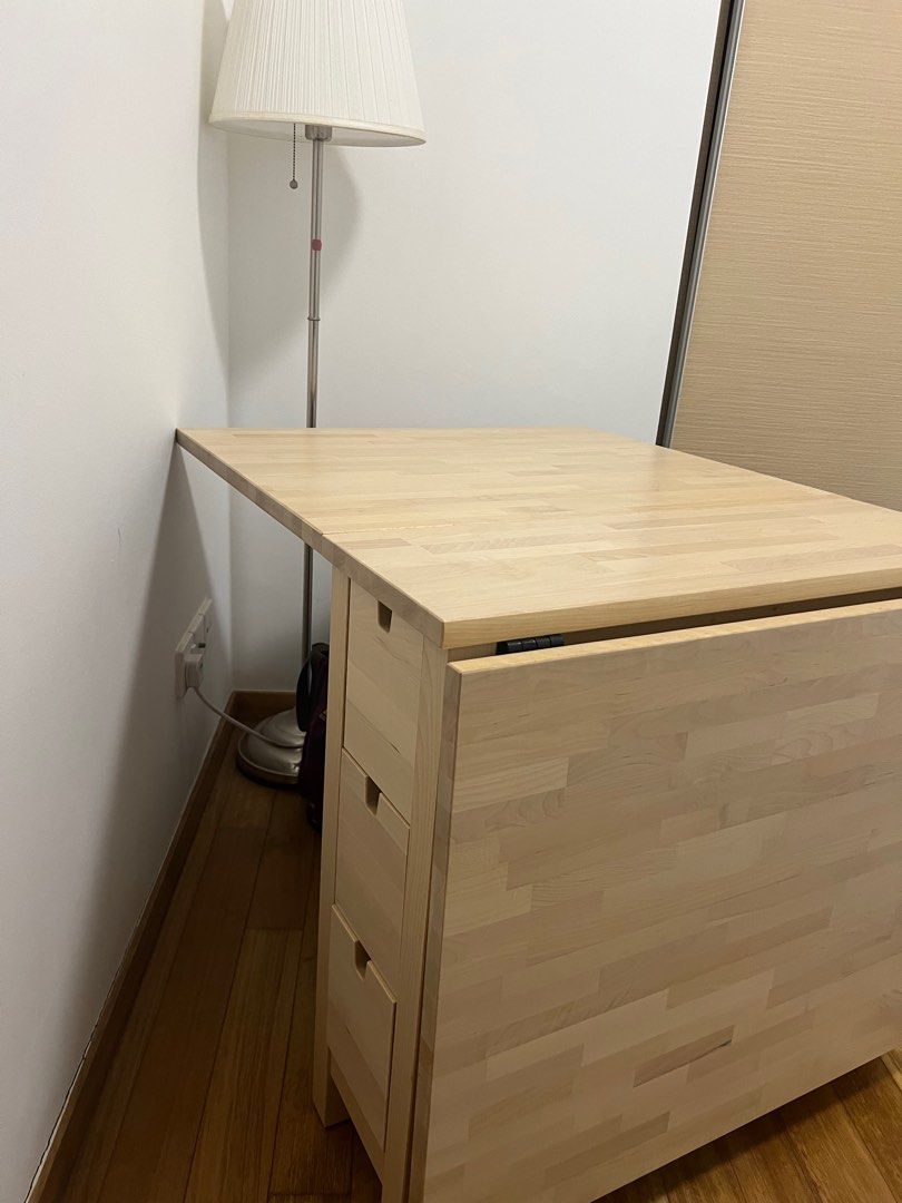IKEA Gateleg table, Furniture & Home Living, Furniture, Tables & Sets ...