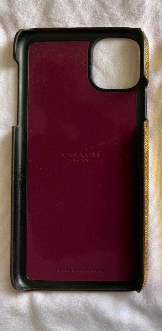 Iphone 11 promax phone case - Coach (Category: Cases & Sleeves) located in Imus. Submitted by loveforseconds (Listing ID 1212291548, Image 3). Description: Selling my used iPhone 11 promax cases Original Coach and Kate Spade.