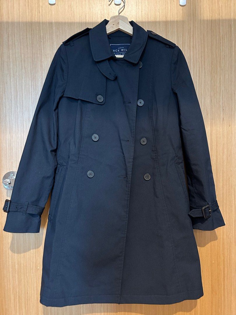 Jack Wills Trench Coat Navy