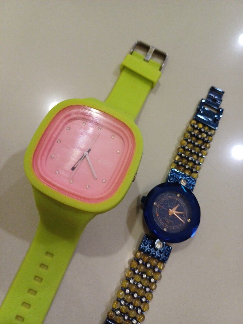 Jam tangan Jelly Watch Mix Calaxy Crystal Watch Women s Fashion