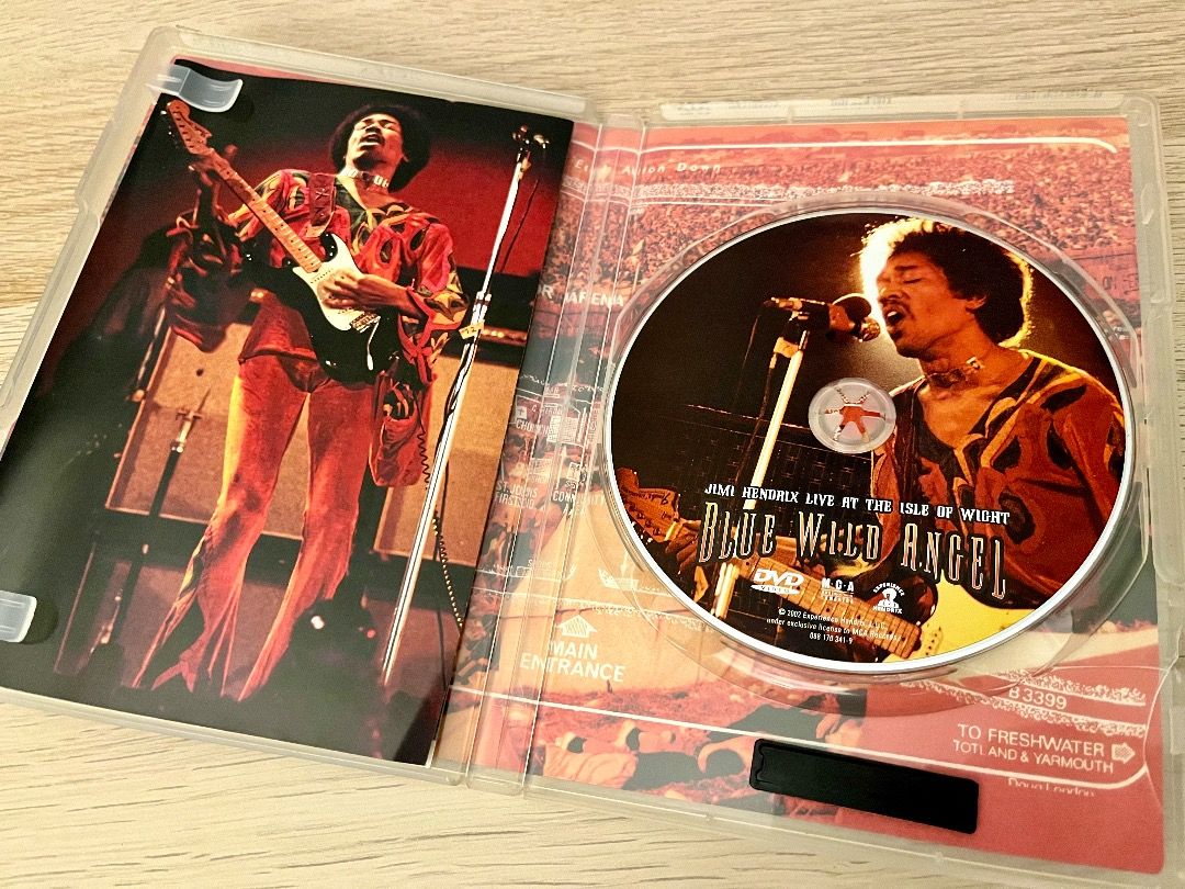 Jimi Hendrix Blue Wild Angel - Live at the Isle of Wight DVD 原裝