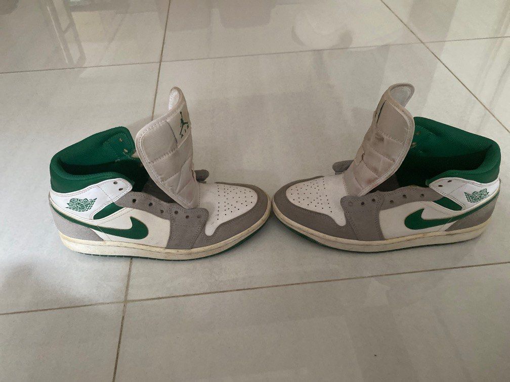 Jordan 1 mid pine green price negotiable Men s Fashion Footwear