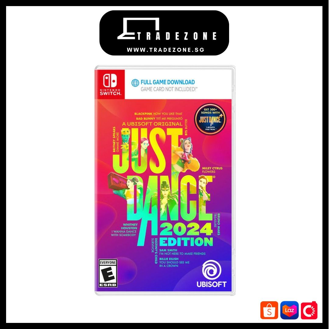 Just Dance 2024 Nintendo Switch Game (Code in Box), Video Gaming