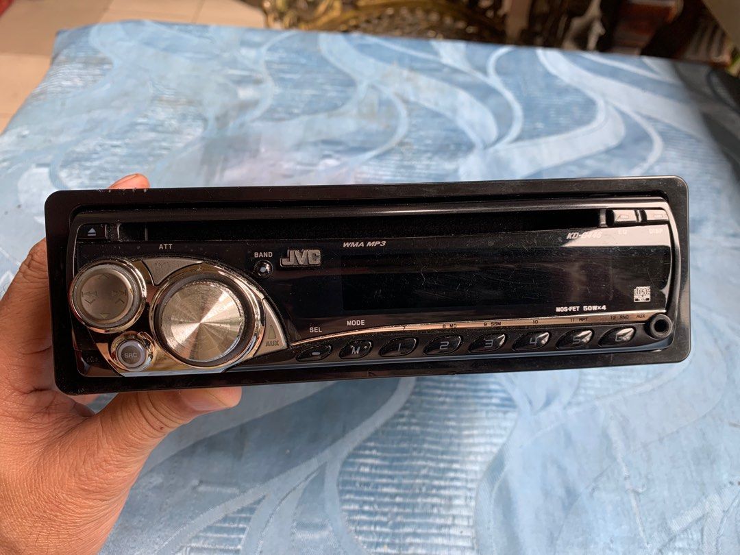 JVC Car Stereo (WORKING), Car Parts & Accessories, Audio, Video, Alarm ...