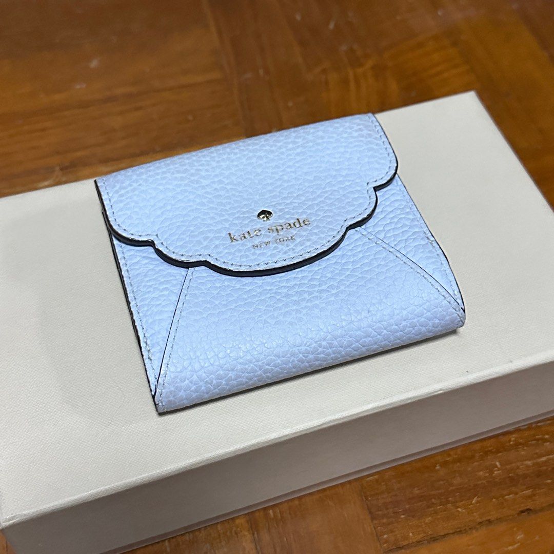 Kate spade sale light blue wallet