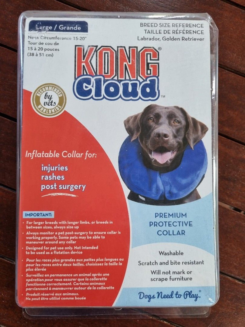 Kong cloud inflatable collar dog recovery collar size L Pet