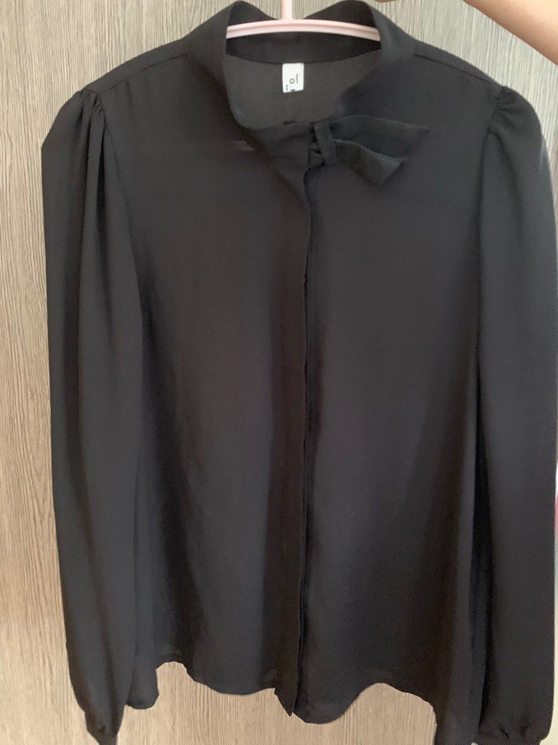 Chiffon long top shirt