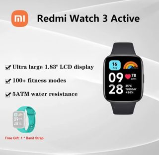 Global Version Xiaomi Redmi Watch 3 Active 5ATM Waterproof Bluetooth smart  Watch