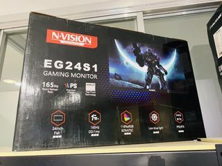 LED Gaming Monitor  FHD AMD Freesync DP HDMI EG24S1
Nvision 23.8" IPS Panel 165Hz 

PRICE: 5,930.00
1pc available