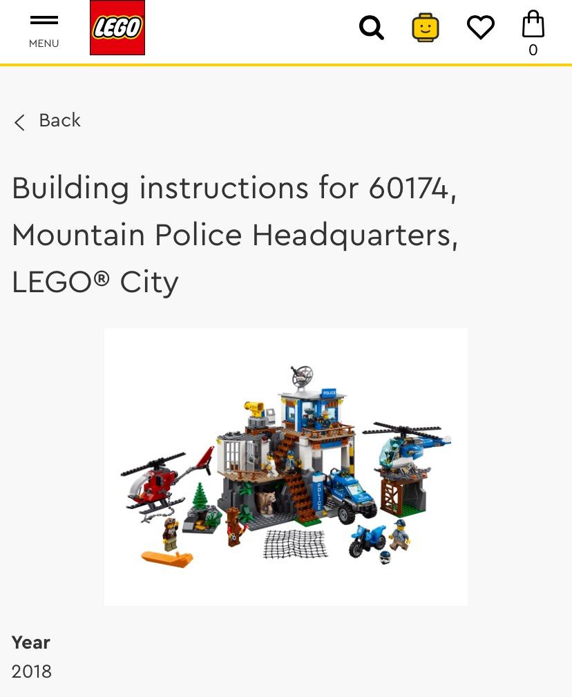 Lego City Series Mountain Police Headquarter 2018 Hobbies Toys Toys Games on Carousell