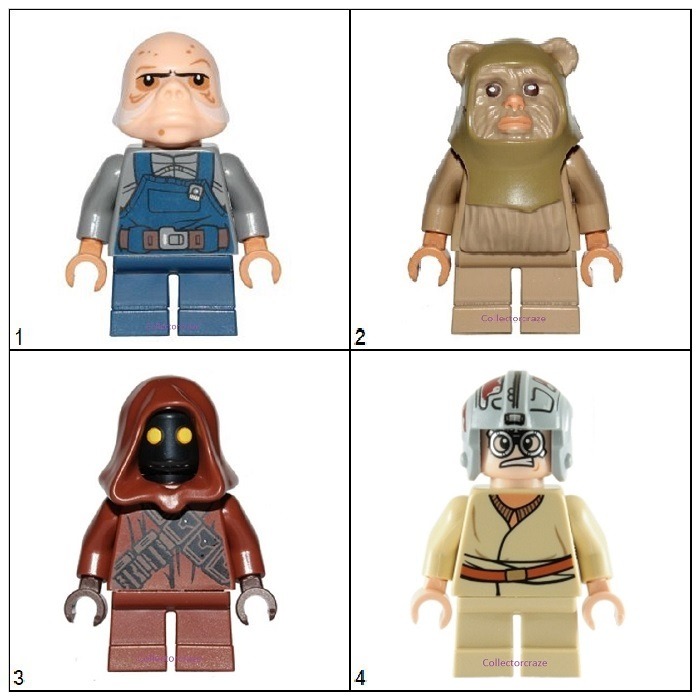 LEGO STAR WARS MINIFIG Ugnaught from 75137 OR Ewok Warrior