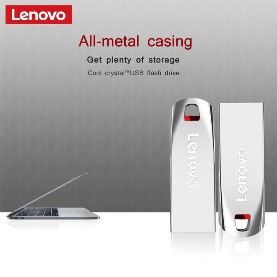 Lenovo Metal USB Flash Drives USB High Speed File Transfer Pen