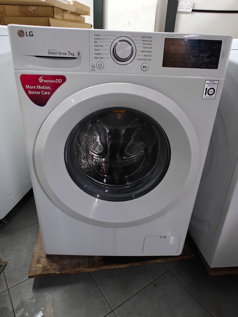 LG Washer 7kg FC1270N5W TV Home Appliances Washing Machines