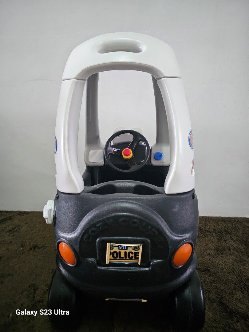 Little tikes cozy coupe police car with siren outlet