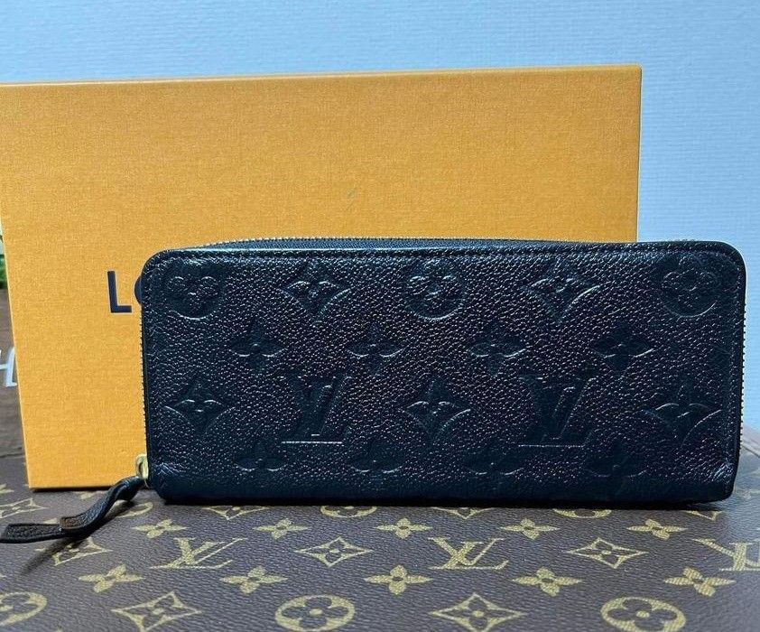 Louis Vuitton Clemence Wallet in Monogram Empreinte Leather (Category: Luxury Bags & Wallets) located in Quezon City. Submitted by ten.ten2504 (Listing ID 1282578384, Image 1). Description: Louis Vuitton Clemence Wallet in Monogram Empreinte Leather Preloved, but still in very good condition. Normal signs of use. Comes with original box. Selling coz I'm currently using a smaller wallet. Retails for EUR 570 (approx. PHP 34,875.06).