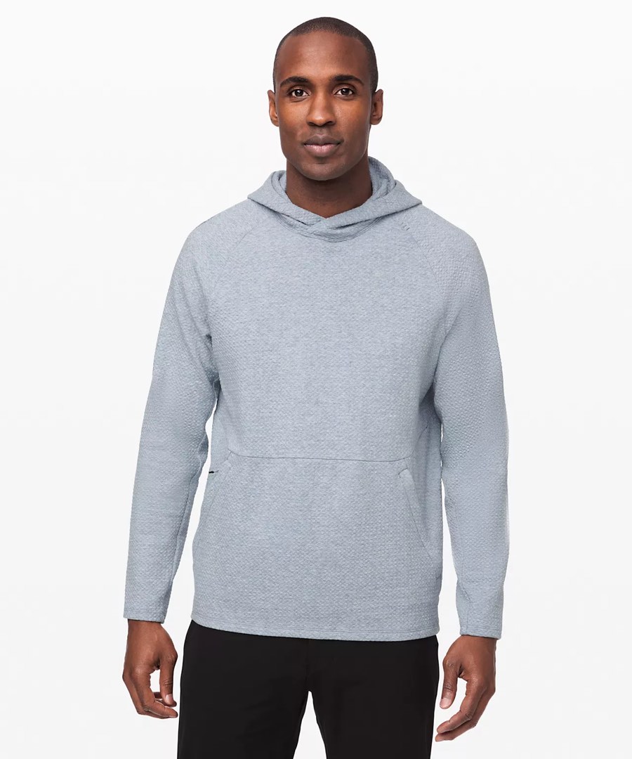 Lululemon At Ease Hoodie Grey Men s Fashion Tops Sets Hoodies on Carousell