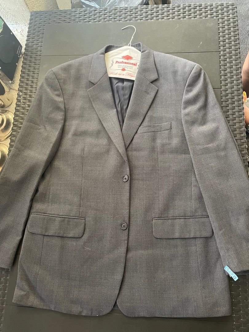 Macy s Gray Suit Jacket Blazer Men s Fashion Coats Jackets and Outerwear on Carousell
