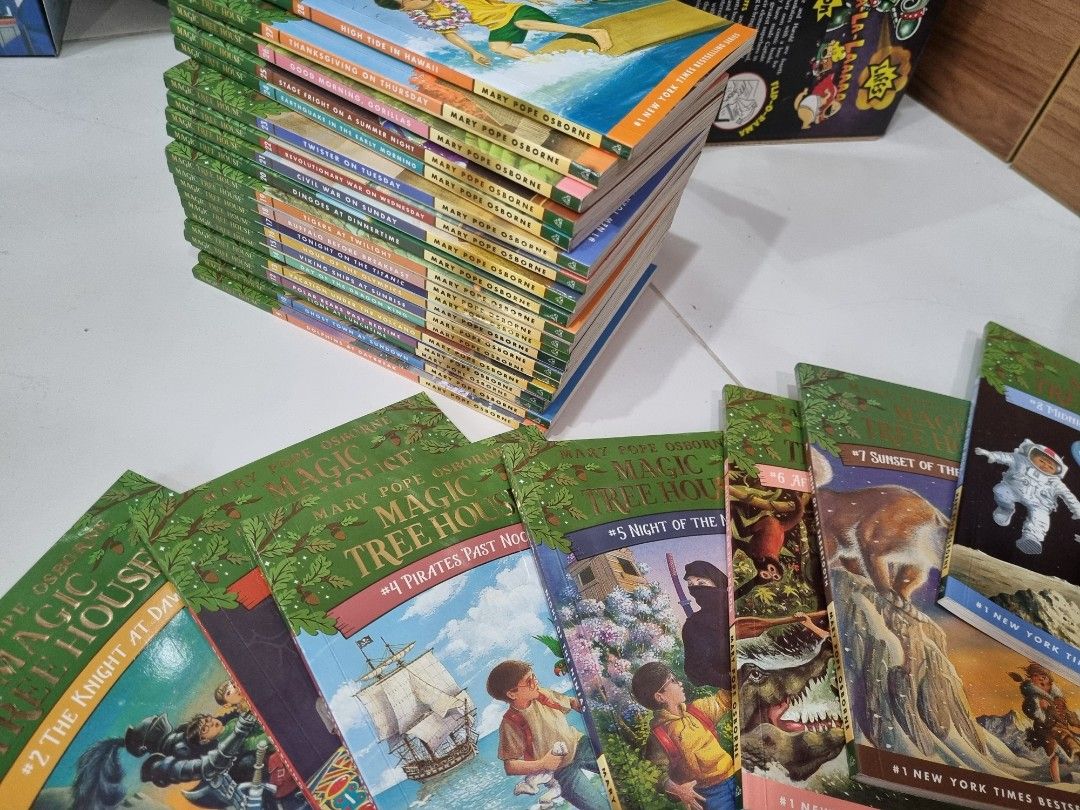 Magic Tree House Series - set of 28 books ($19), Hobbies & Toys, Books ...