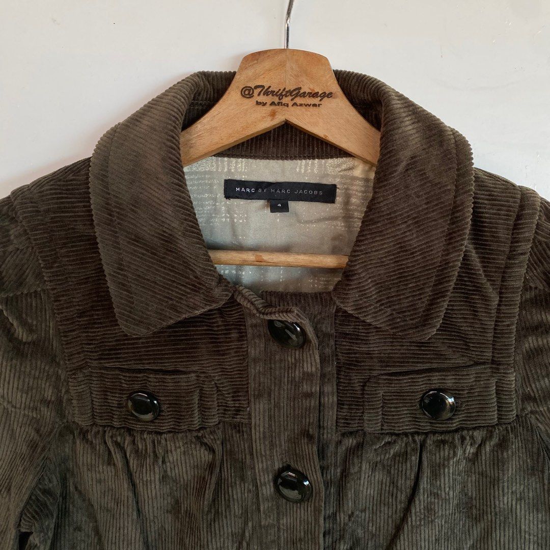 Marc by Marc Jacobs Corduroy Crop Coats Sz 4
