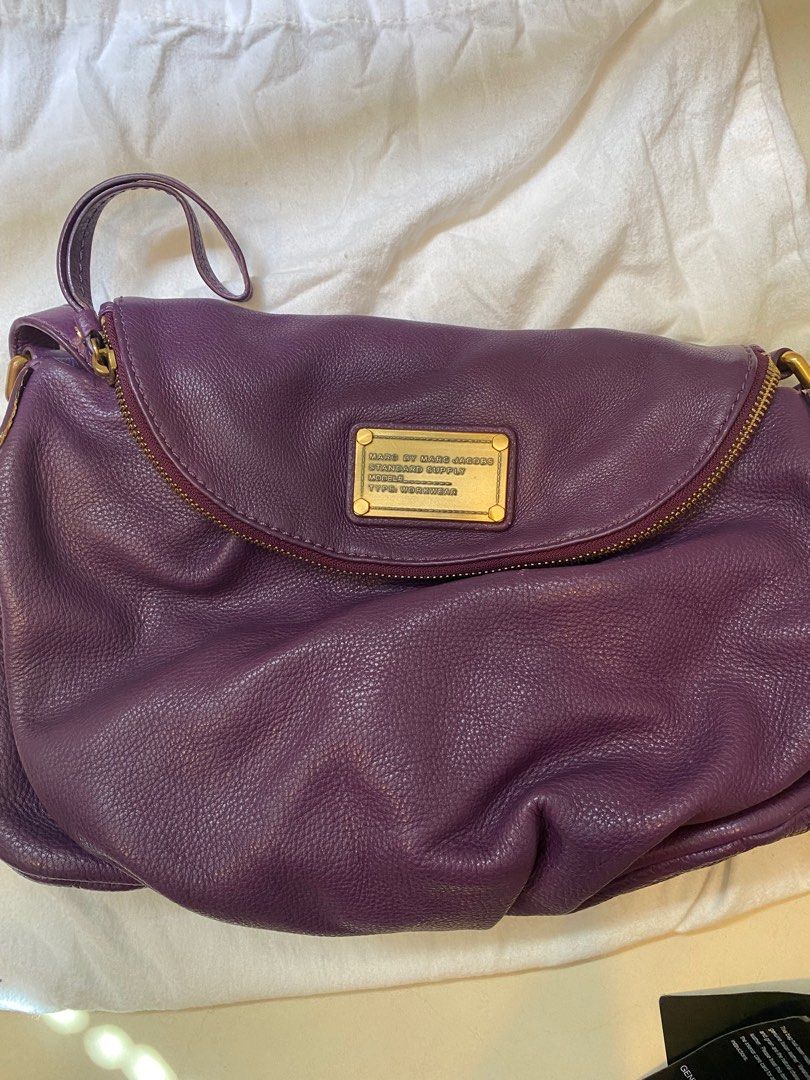 Marc jacobs purple 2025 purse