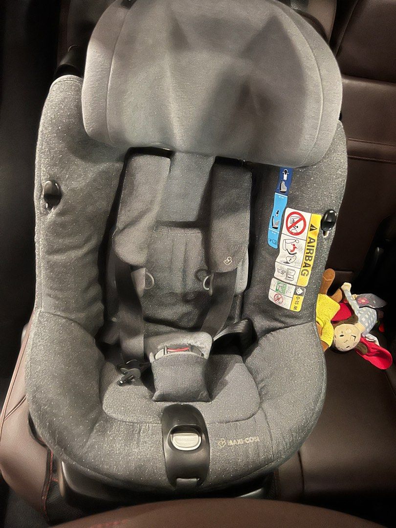 Fodera Per Seggiolino Auto Maxi-Cosi Axissfix - Cotone Traspirante, Fresh Grey, Lavabile - Foto 5