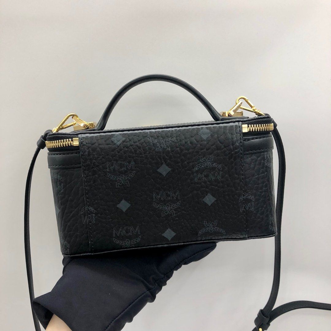 Mcm vanity sales case black