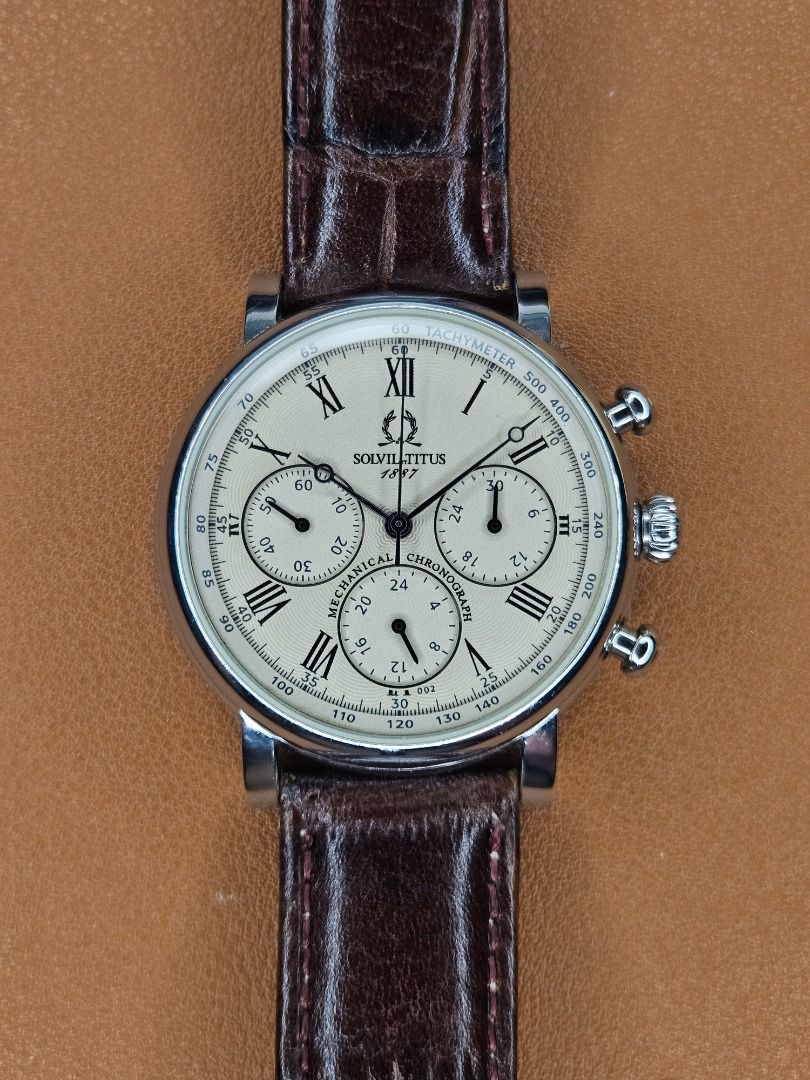 MD060 Solvil et Titus La Collection de 1887 Chronograph Manual Wind Watch