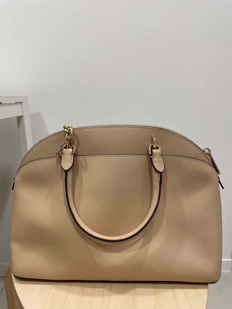 Michael Kors Large Dome Emmy Saffiano Leather Satchel Shoulder