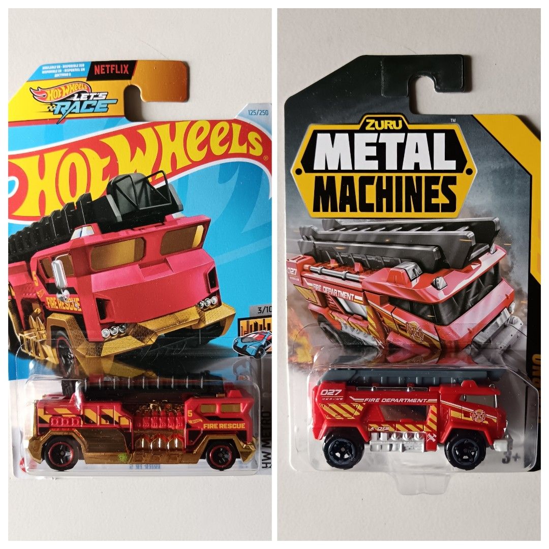 Hot wheels fire rescue truck hot sale