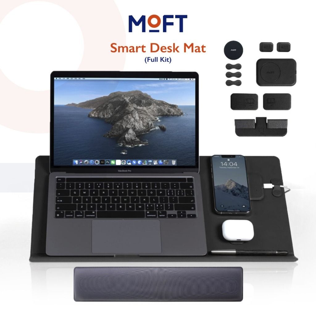 MOFTMS020-1-BKSmart Desk Mat+Digital Set-Nondigital Set