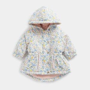 Mothercare Baby Girl Floral Padded Mac Coat