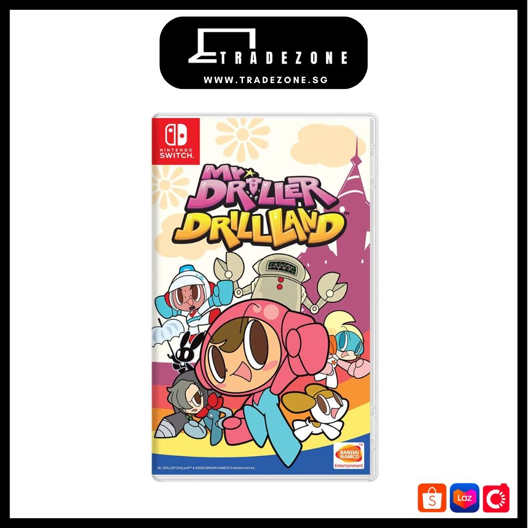 Mr Driller Drilland Nintendo Switch Game., Video Gaming, Video Games,  Nintendo on Carousell