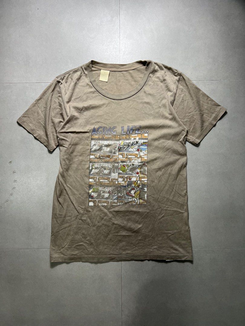 N. Hoolywood - Aging Life Tee (Category: Tshirts & Polo Shirts ) located in Iloilo. Submitted by dailybinz (Listing ID 1282426631, Image 1). Description: Size Measurements (Laid Flat) Length: 28 in Width (Armpit to Armpit): 19 in Sleeve Length: 8 in Shoulder: 17.5 in This item is used, please don't expect to be like brand new. Refer to pictures for details and flaws.