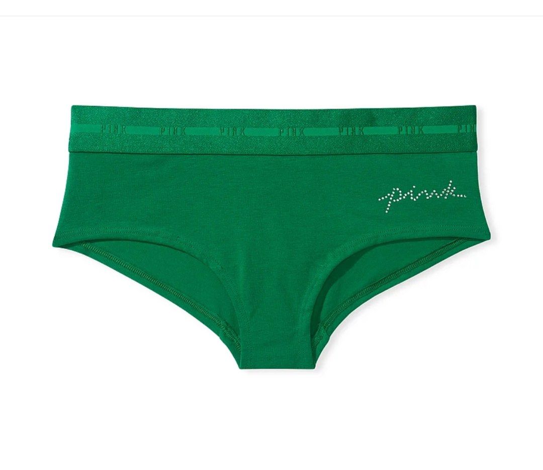 Victoria's Secret Green Cotton Panty, Women's Fashion, New Undergarments &  Loungewear on Carousell