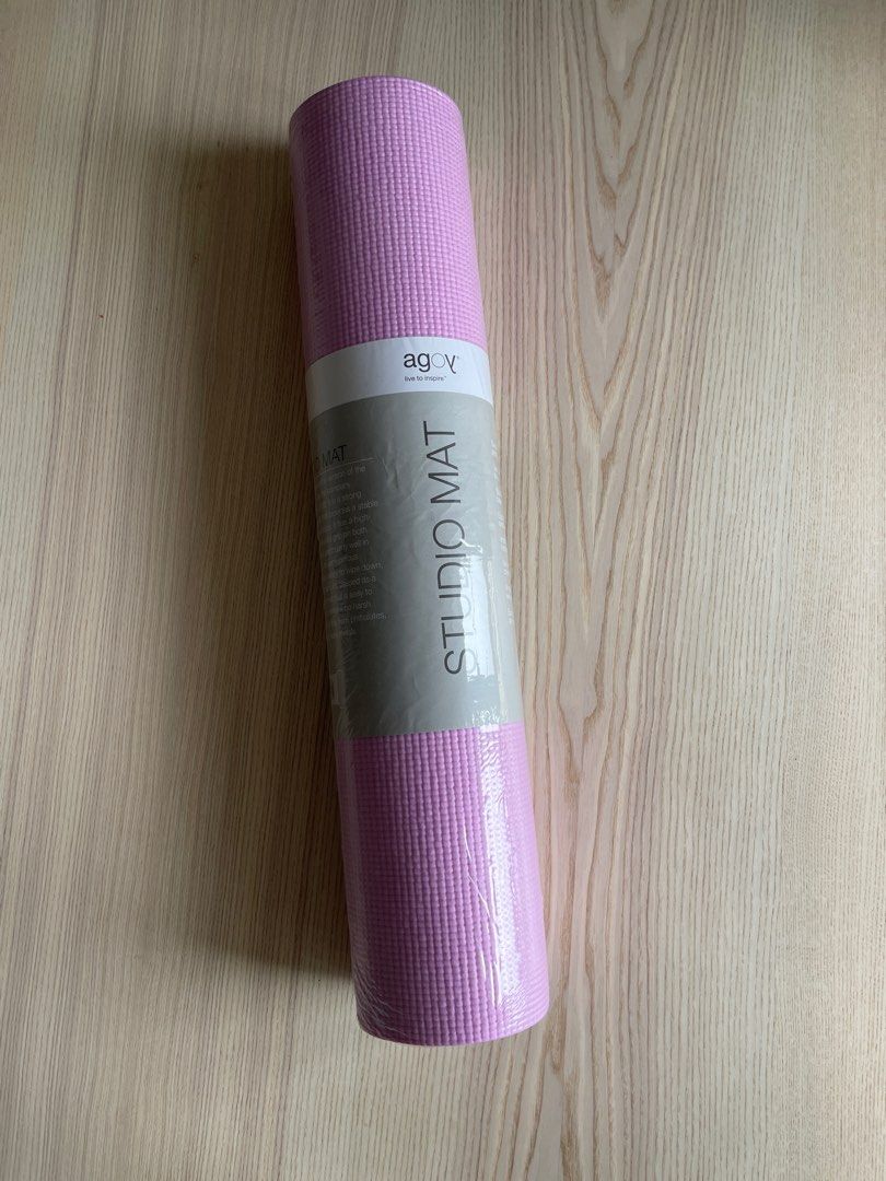 NEW yoga mat AGOY purple