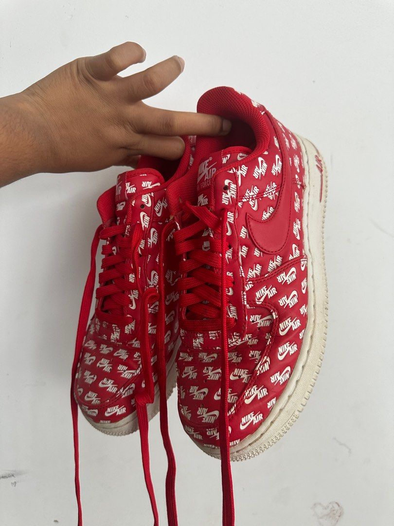 Air force 1 hot sale with red bandana