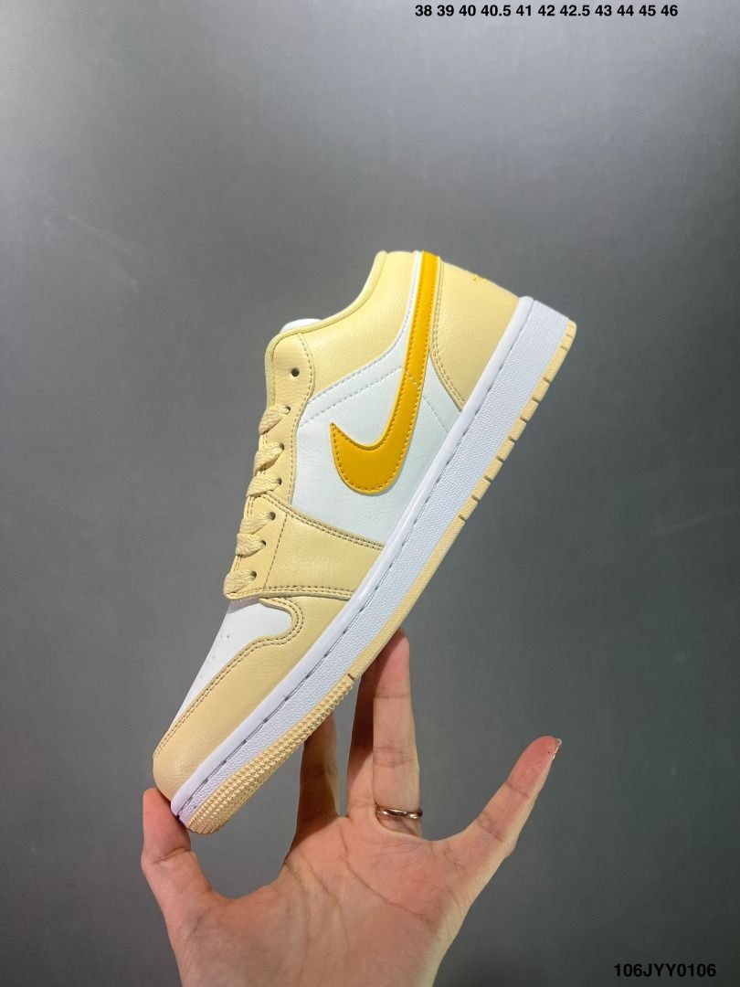 Air jordan 1 best sale green and yellow
