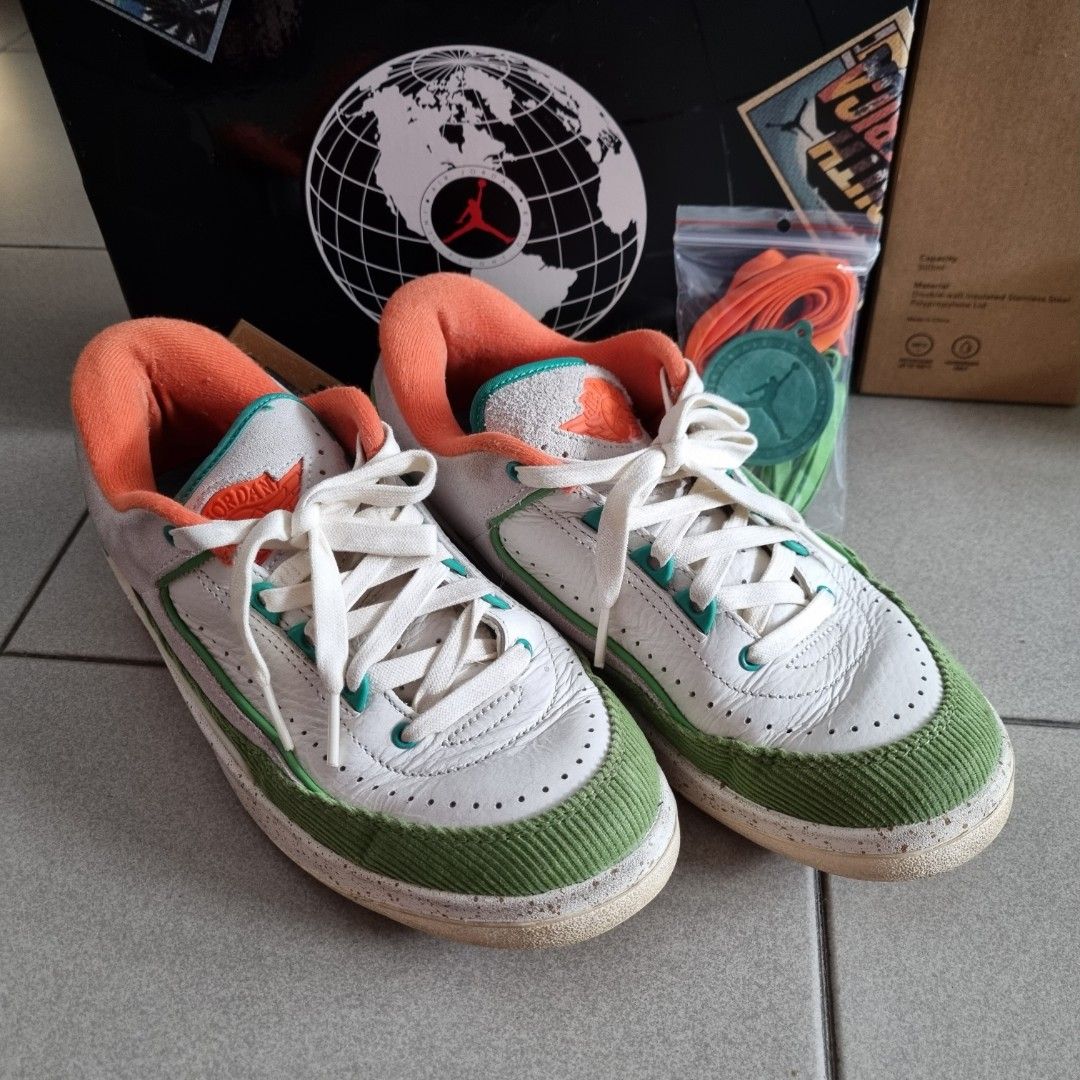 Nike Air Jordan 2 Retro Low Titan Sneaker Women s Fashion Footwear Sneakers on Carousell