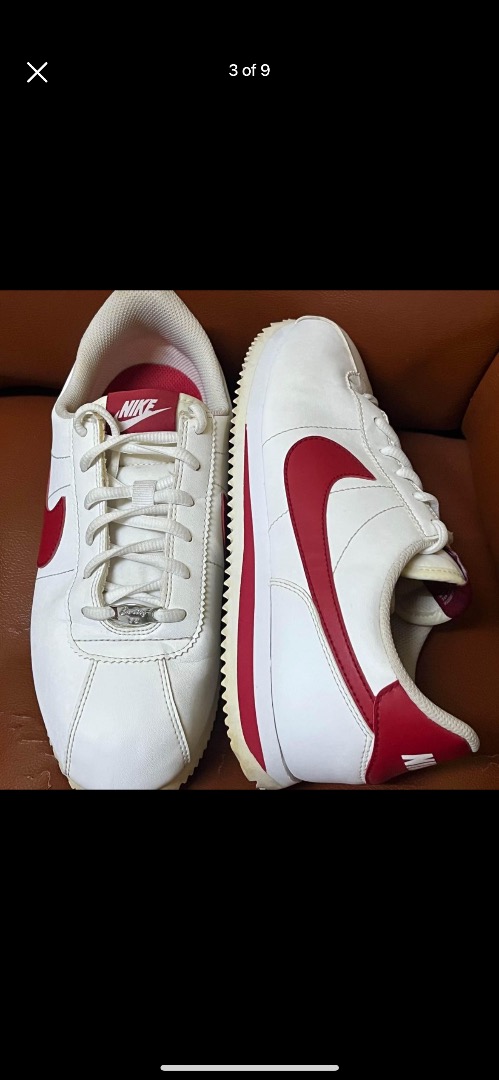 Nike cortez red stripe hot sale