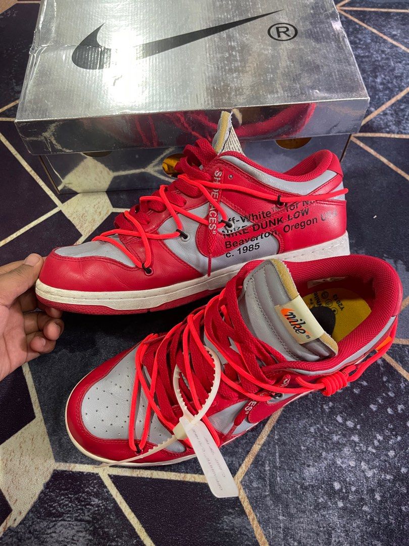 Red nike outlet off white