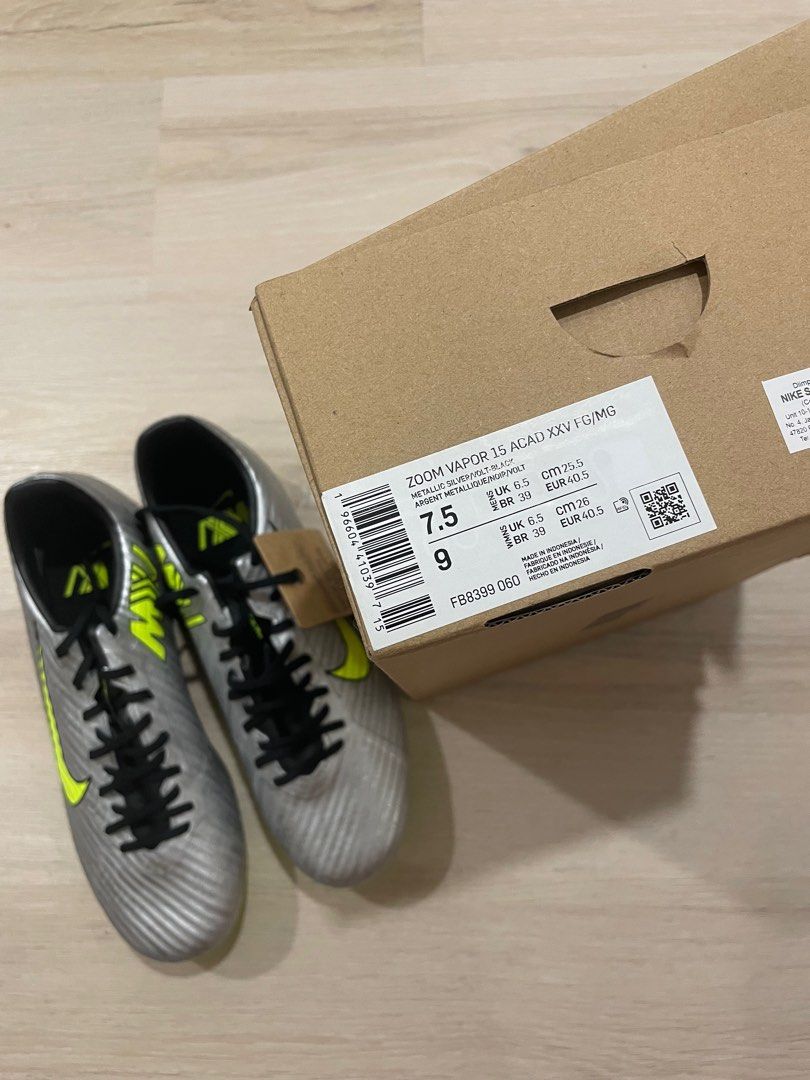 Nike 2025 hypervenom argent