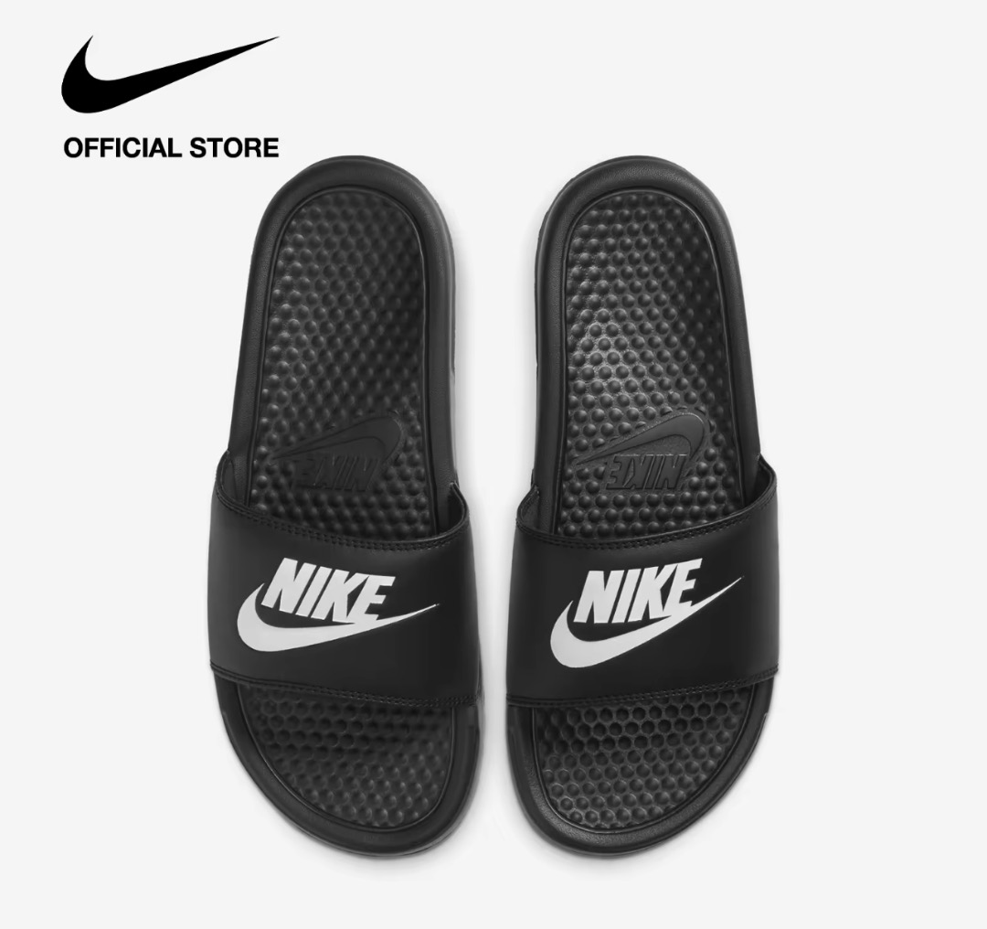 Nike Women s Benassi JDI Slides Black Women s Fashion Footwear Flipflops and Slides on Carousell