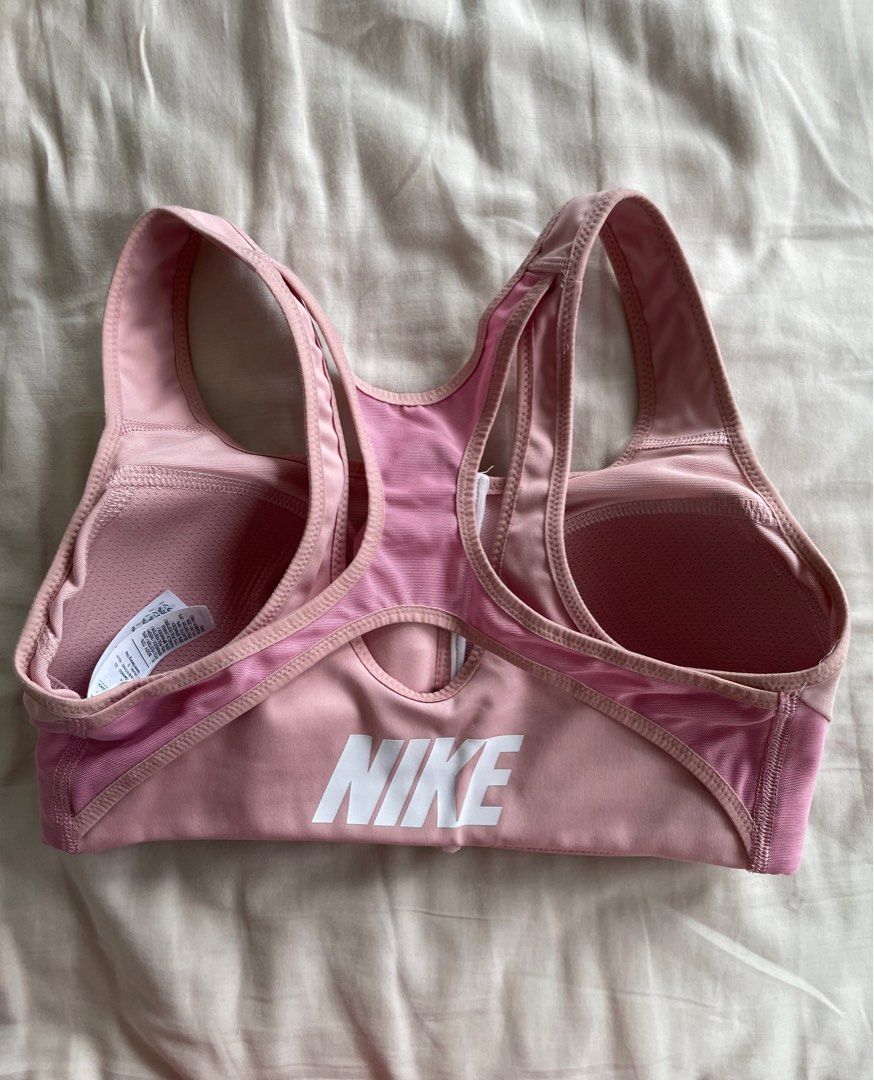 Nike Women's SMALL Shape Sports Bra Front Zip Racerback High Support,  Women's Fashion, Activewear on Carousell
