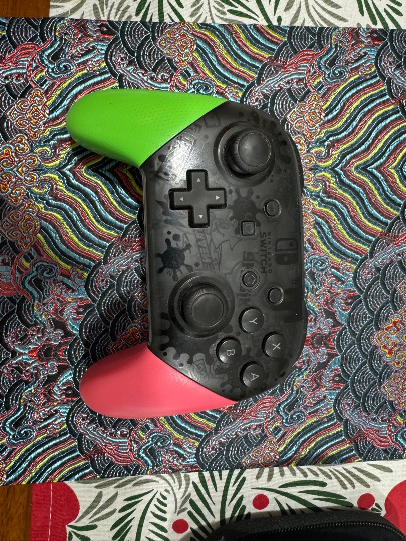 Nintendo pro controller Splatoon 2 version, Video Gaming, Gaming Accessories, Controllers on