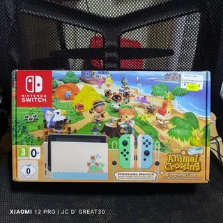 Nintendo Switch V2 Animal Crossing Edition Complete Good As New