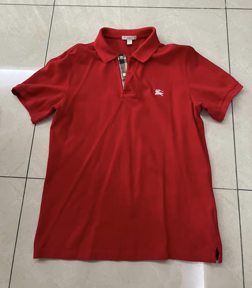 Original burberry polo online shirt