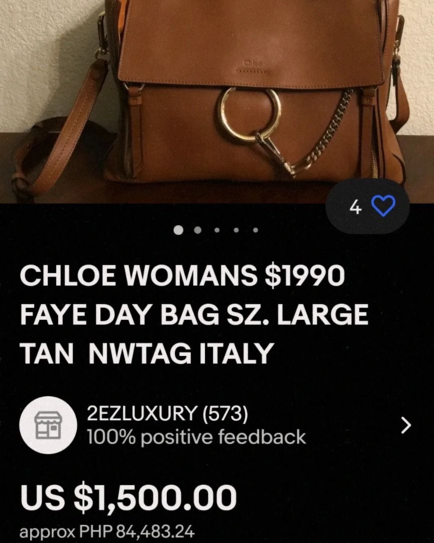 Chloe faye clearance day bag large